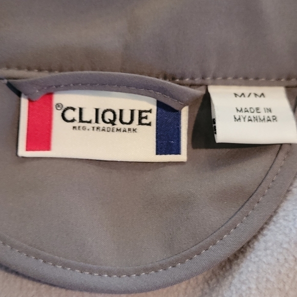 NWOT CLIQUE Vest, Zipper Closure with Pockets, Embroidered Bird Detail, Medium - Picture 10 of 13
